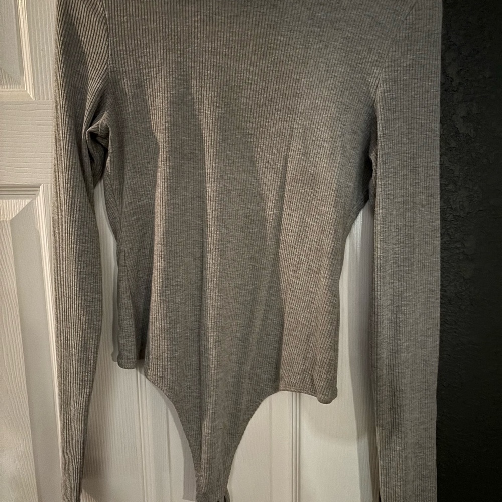 American Eagle bodysuit, grey Large